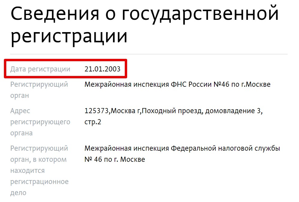 Адрес регистрации компании опросы 495 москва